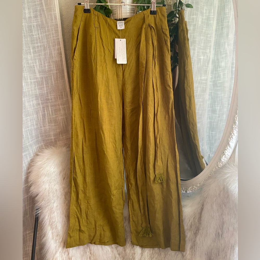 L*space wide leg pants in the shade, sweet pea